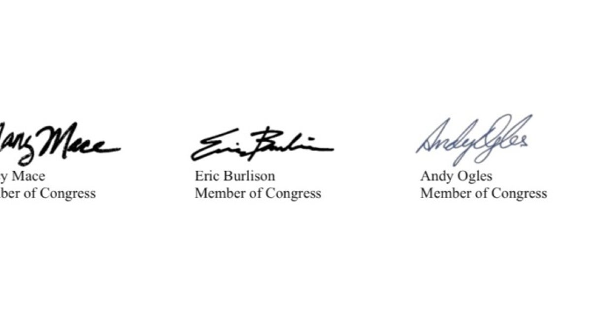 Six members of Congress signed the August 21 letter to Inspector General Thomas Monheim about details of an alleged crashed UFO retrieval program and reverse engineering program.