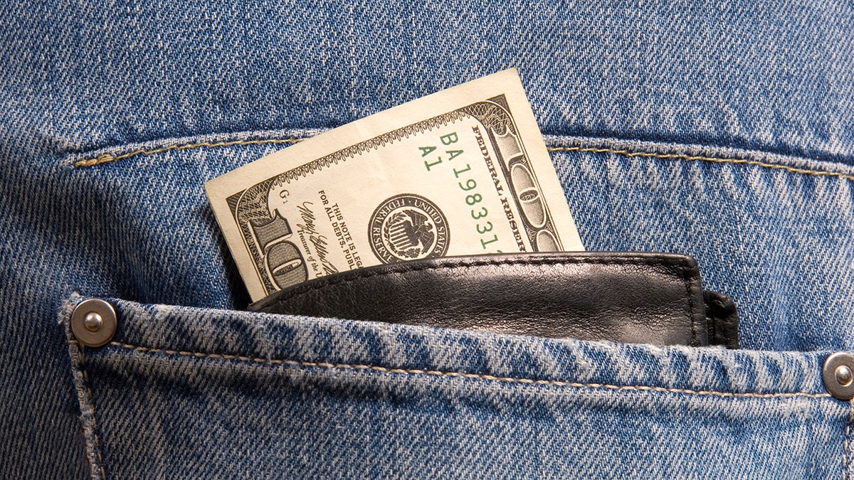 wallet in back pocket istock