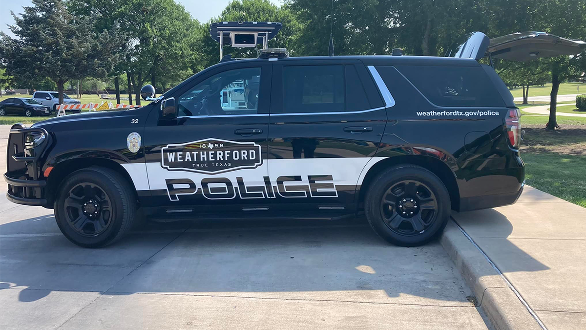 Weatherford Police Department car