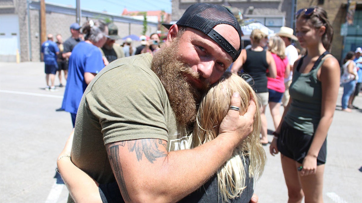 Trent Weitzel and daughter