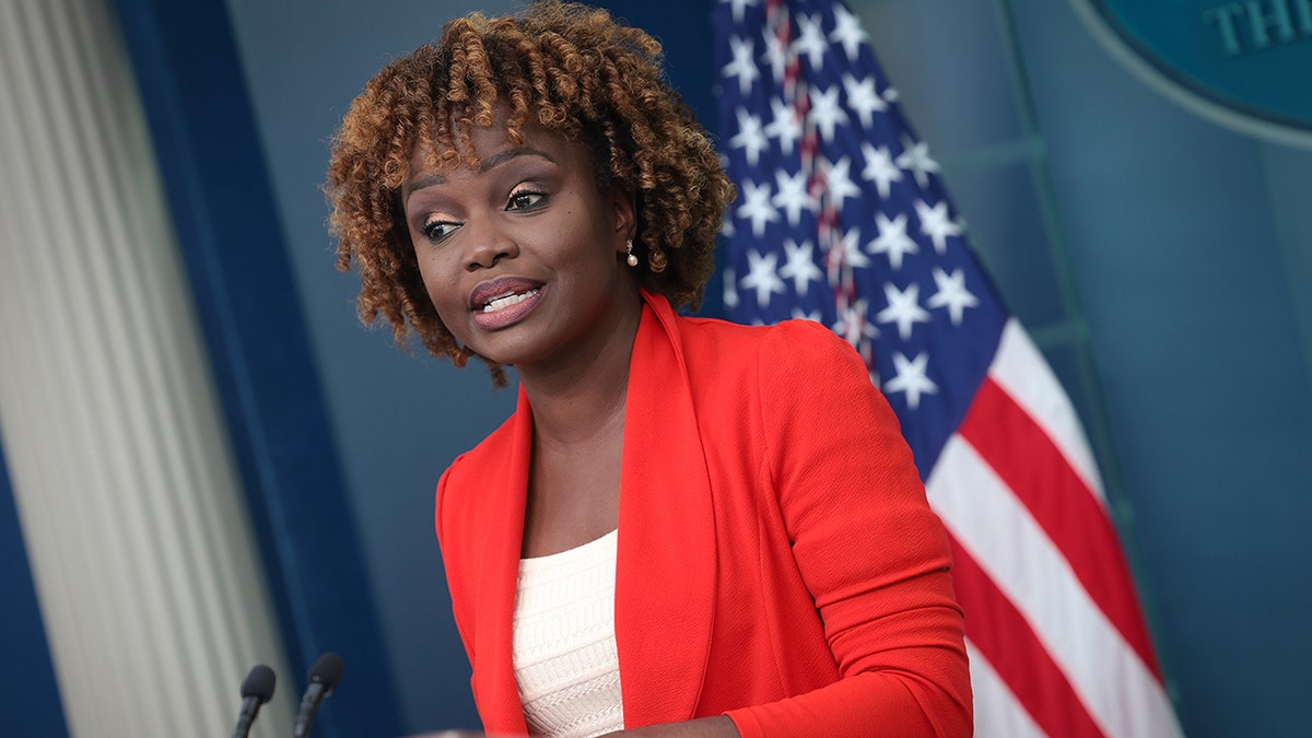 Press Secretary Karine Jean-Pierre Holds White House Media Briefing