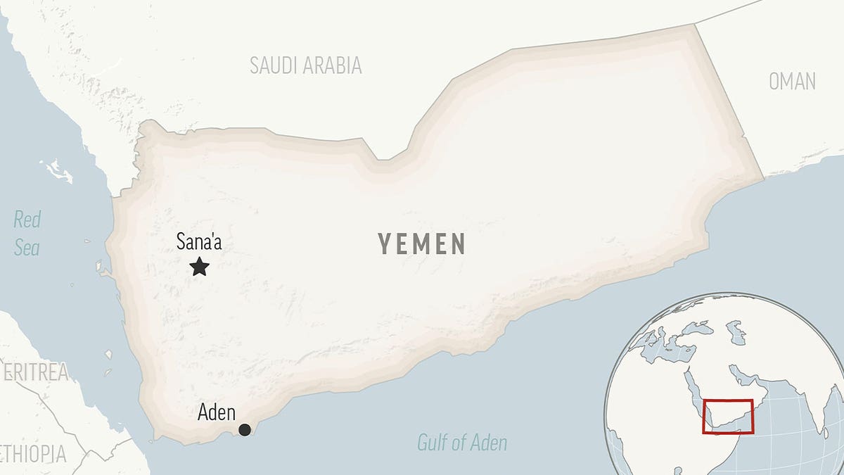 Yemen, Saudi Arabia map