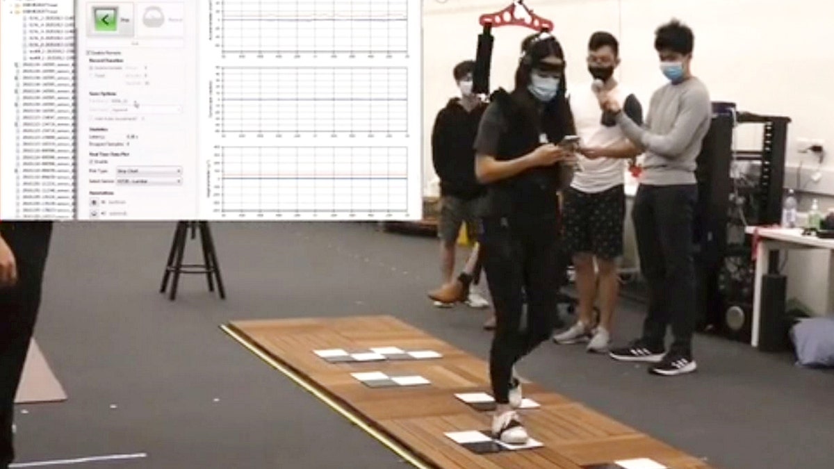 Texting and walking study