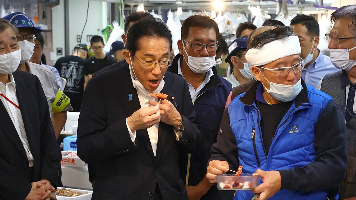 JAPAN’S PM EATS FUKUSHIMA SEAFOOD to Dispel Safety Concerns