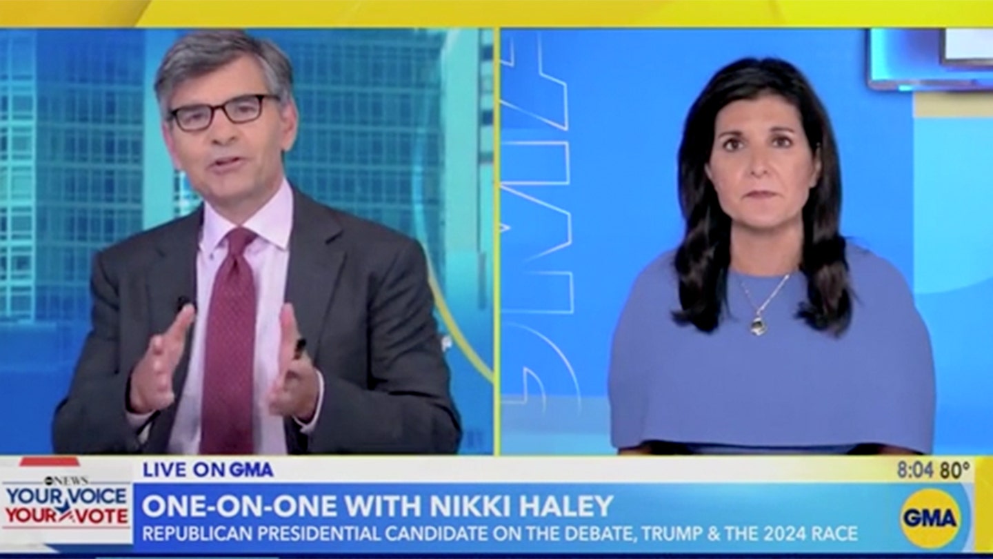 Stephanopoulos Clashes with Haley Over Biden's Ability to Complete Term