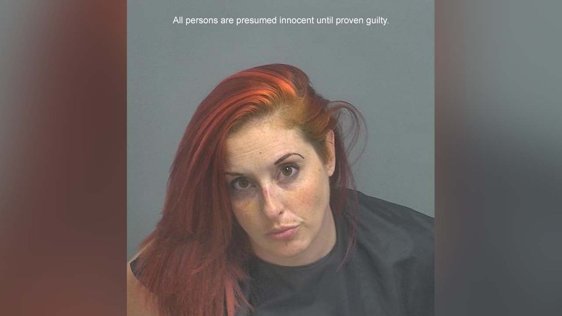 A mugshot of Courtney Young