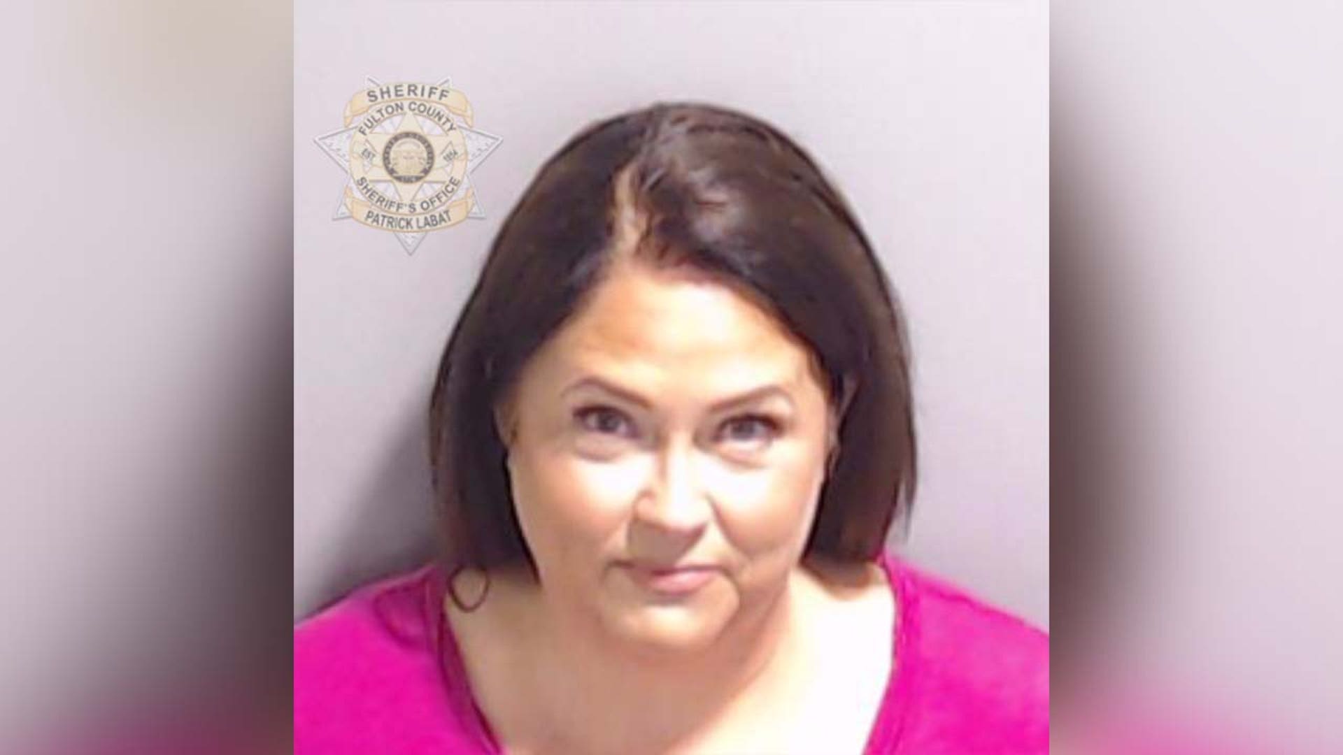 Misty Hampton's mugshot from Fulton County, Georgia.