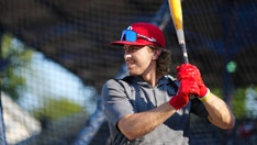 Phillies infielder Bryson Stott's custom bat takes you back to school at Little League Classic