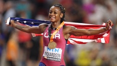 US sprinter Sha'Carri Richardson wins gold in women's 100-meter race at World Championships