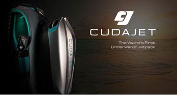 Crazy futuristic underwater jetpack lets you fly in the water like an aquatic superhero