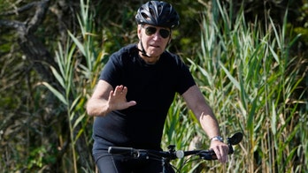 Biden takes leisurely bike ride at Delaware vacation home as Hunter Biden scandal surges