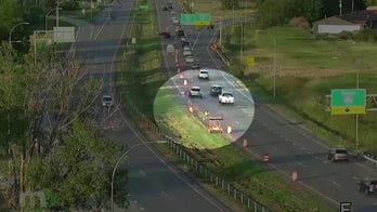 Minnesota video shows traffic barrel striking construction worker as motorist plows through closed lane