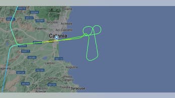 Frustrated Lufthansa pilot flies plane in 15-mile long penis pattern after being diverted to different airport