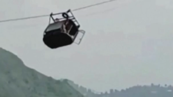 Pakistan's military rescues 2 children from gondola trapped nearly 1,000 feet up after cable snaps