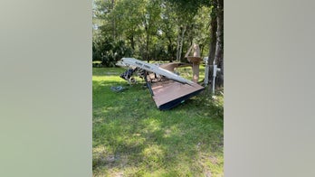 Plane crashes in Florida neighborhood, narrowly missing house: police