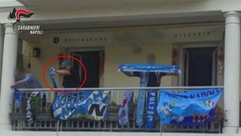 Mafia boss in hiding busted after he's spotted celebrating soccer team win