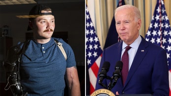 Marine who survived Afghanistan explosion describes awkward encounter with Biden after losing arm, leg