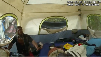 Georgia machete-wielding man accused of attempted burglary runs from police, hides in homeless camp: Officials