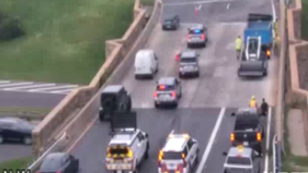 Stolen Virginia ambulance used to ram into multiple cars leading police on chaotic chase into Washington, DC