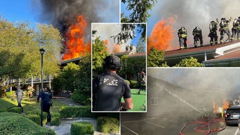 3-alarm fire breaks out during negotiations with barricaded suspect at Washington apartment