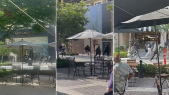 California high-end store raided by dozens of masked thieves who escape in waiting getaway cars