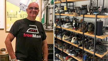 Wife to auction off husband’s collection of 400 vintage irons: ‘Brought him joy’