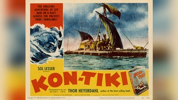 On this day in history, August 7, 1947, Thor Heyerdahl and the Kon-Tiki raft make it to Polynesia