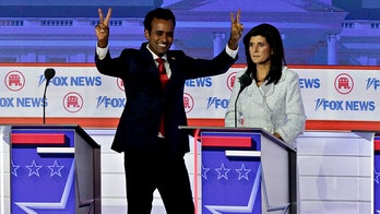 Ramaswamay targets Haley after snowstorm derails her campaign stop in Iowa