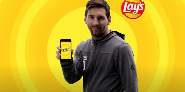 Lionel Messi and Lay's