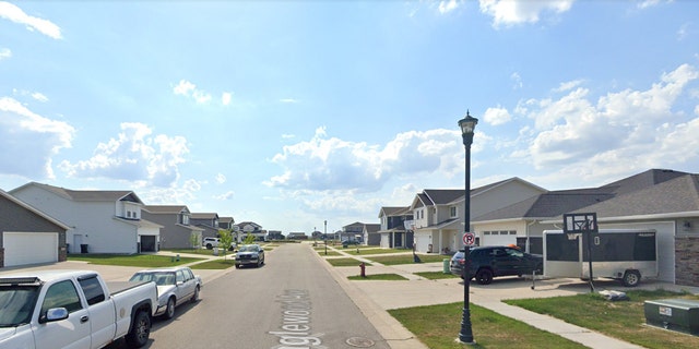 Google Maps screenshot of suburban street