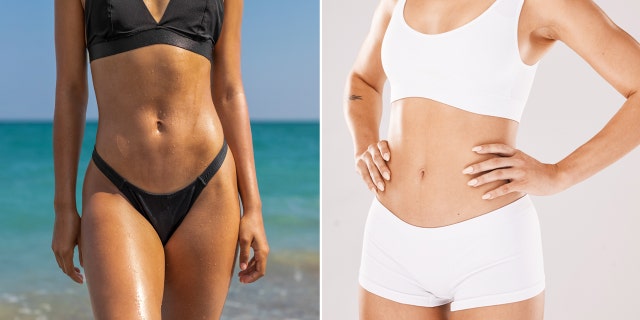 Bikini model versus underwear model.