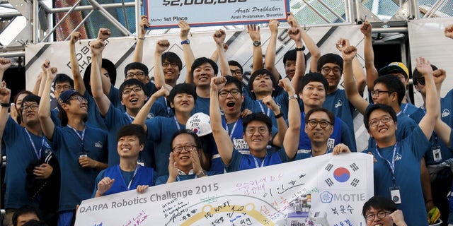 DARPA robotic challenge photo, 2015