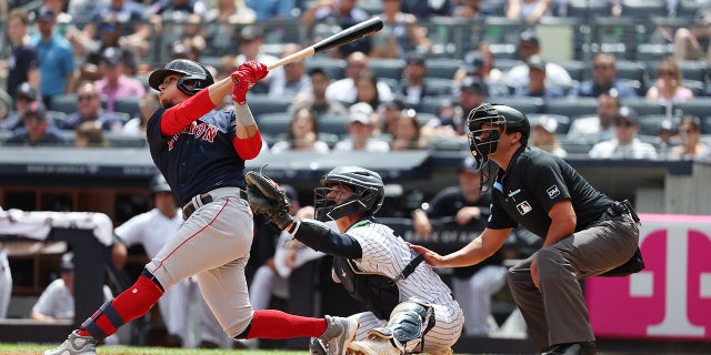 Luis Urias hits a home run in the second inning