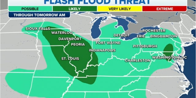 FOX weather map