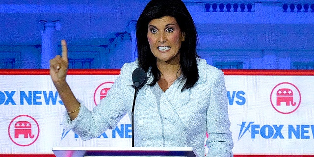 Nikki Haley at first 2023 GOP presidential debate