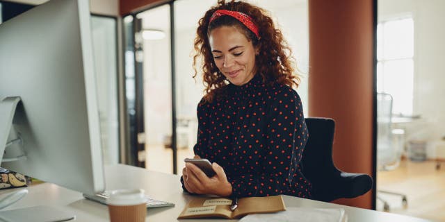 Woman on her phone