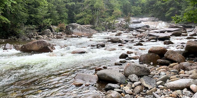 Franconia Falls in New Hampshire