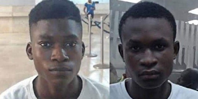 Nigerian brothers Samuel and Samson Ogoshi mugshots