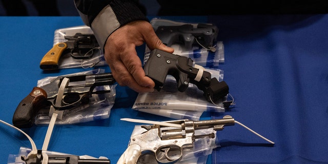 3D printed ghost guns on display