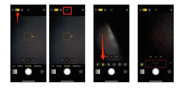 How to take photos in low light using your phone 6 Night mode iPhone