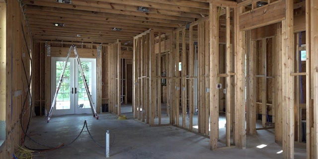 Interior of hurricane resistant house