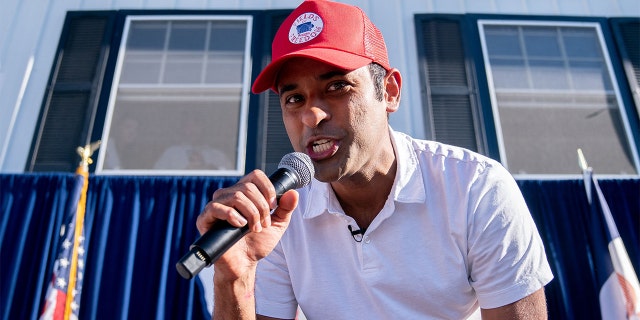 Republican presidential candidate Vivek Ramaswamy