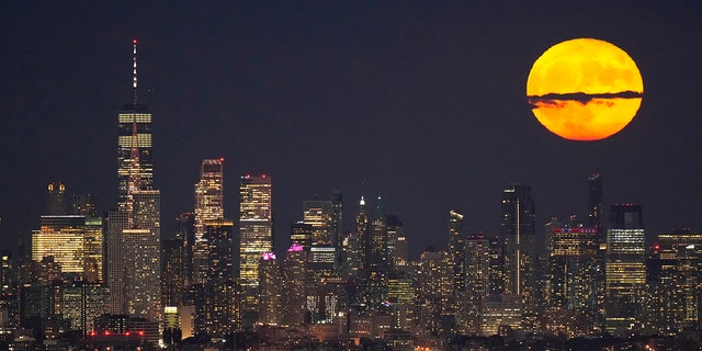 Moon over New York