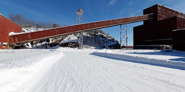 A former iron ore processing plant