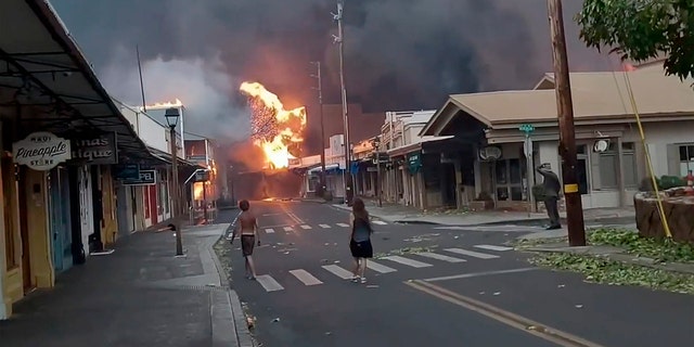 fire in hawaii