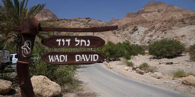 A welcome sign