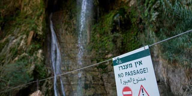 A warning sign