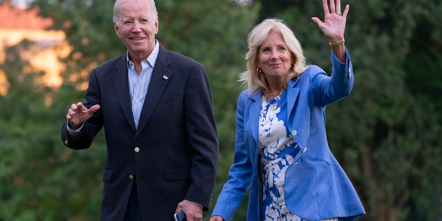 President Joe Biden and first lady Jill Biden