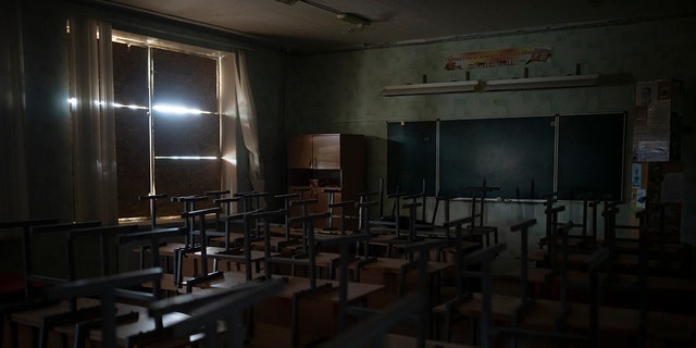 A retired classroom