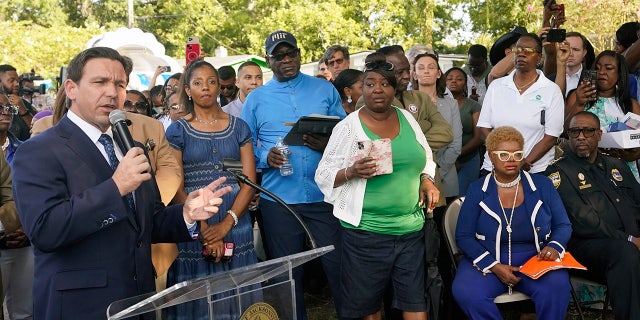 DeSantis addresses Jacksonville shooting vigil